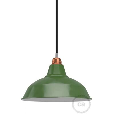 Abat-jour Suspendu Bistrot de Creative Cables - E27, 30cm, Vert - Lampe Suspendue - Publicité Abat-jour Suspendu Bistrot de Creative Cables - E27, 30cm, Vert - Lampe Suspendue - Publicité