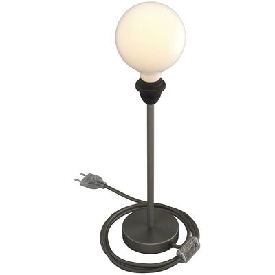 Creative Cables Alzaluce lampe de table en métal 30cm Titane satiné - Publicité Creative Cables Alzaluce lampe de table en métal 30cm Titane satiné - Publicité