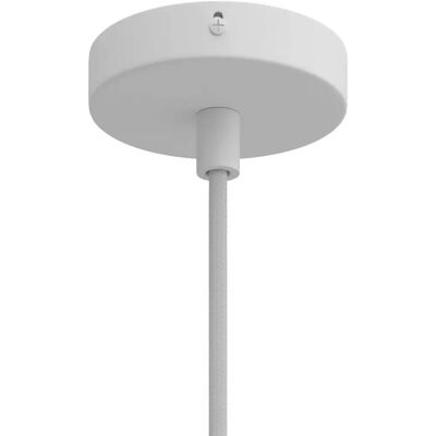 Creative Kit Mini Rosone cilindrico in metallo - Bianco opaco - Accessorio di illuminazione Creative Kit Mini Rosone cilindrico in metallo - Bianco opaco - Accessorio di illuminazione