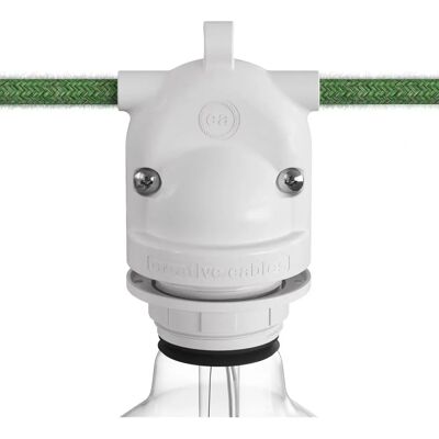 Creative Eiva-2 Außen Doppelsteckdose IP65 E27 Lampenfassung Creative Eiva-2 Außen Doppelsteckdose IP65 E27 Lampenfassung