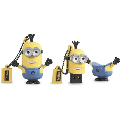 Tribe Kevin 16GB USB Flash Drive - Blå, Gul Tribe Kevin 16GB USB Flash Drive - Blå, Gul