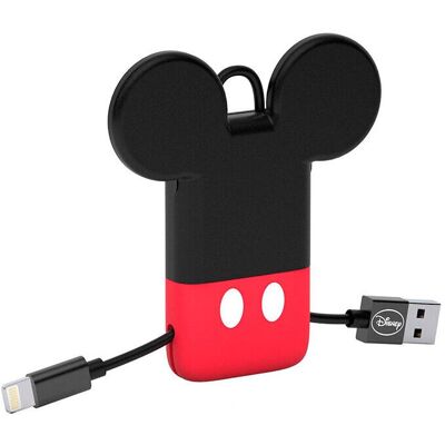 Cabo Lightning USB Mickey TRIBE - 0,22m - Vermelho Cabo Lightning USB Mickey TRIBE - 0,22m - Vermelho