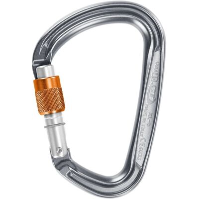 Climbing Technology XL-D Mosquetón Gris/Naranja - Mosquetón Climbing Technology XL-D Mosquetón Gris/Naranja - Mosquetón