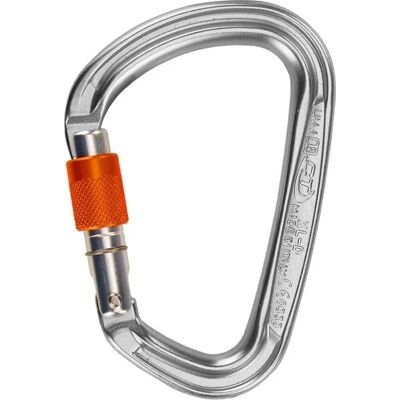 Climbing Technology XL-D Carabiner Grey/Orange - Carabiner Climbing Technology XL-D Carabiner Grey/Orange - Carabiner
