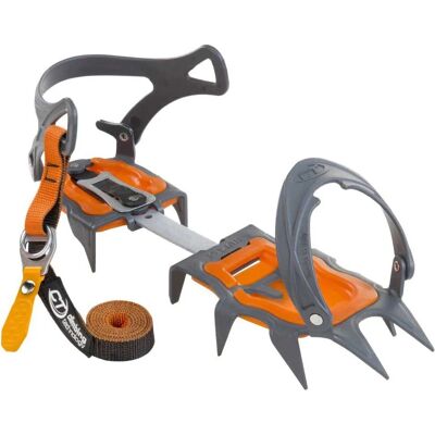Climbing Technology - Nuptse EVO Classic Flex - Gris/Orange - 36-47 - Crampon - Publicité Climbing Technology - Nuptse EVO Classic Flex - Gris/Orange - 36-47 - Crampon - Publicité