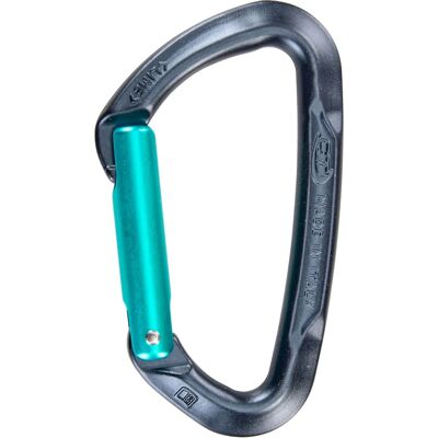 Mousqueton Lime S de Climbing Technology - Gris/Bleu Clair - Publicité Mousqueton Lime S de Climbing Technology - Gris/Bleu Clair - Publicité