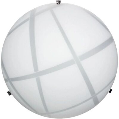 Lámpara de techo E-ENERGY con placa de vidrio, 2 bombillas E27, 40cm Lámpara de techo E-ENERGY con placa de vidrio, 2 bombillas E27, 40cm
