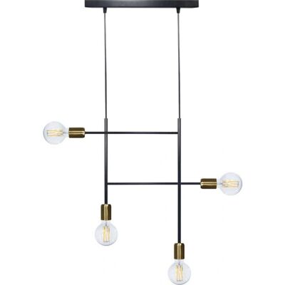 Lámpara de suspensión Elvira de E-Energy - Máx 3x57W, E27, 220/240V, Italia Lámpara de suspensión Elvira de E-Energy - Máx 3x57W, E27, 220/240V, Italia