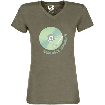 T-shirt femme Montagne ROCK EXPERIENCE Pollicino Vert T-shirt femme Montagne ROCK EXPERIENCE Pollicino Vert