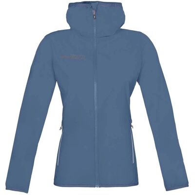 Rock Experience Solstice 2.0 Hoodie Softshell Woman Jacket China Blue/Quiet Tide - Kurtka Rock Experience Solstice 2.0 Hoodie Softshell Woman Jacket China Blue/Quiet Tide - Kurtka