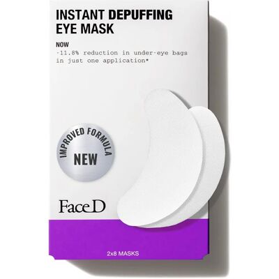Masque pour les yeux hydrogel Face D - Anti-gonflement - 16 pcs - Publicité Masque pour les yeux hydrogel Face D - Anti-gonflement - 16 pcs - Publicité