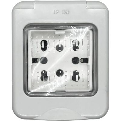 4BOX H21 Wandgehäuse mit Seitensockel - Elektronikgehäuse 4BOX H21 Wandgehäuse mit Seitensockel - Elektronikgehäuse