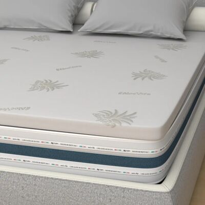 MiaSuite Matelas en Mousse à Mémoire - Housse Aloe Vera - 3cm - Orthopédique - Publicité MiaSuite Matelas en Mousse à Mémoire - Housse Aloe Vera - 3cm - Orthopédique - Publicité
