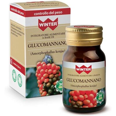 Integratore Alimentare Glucomannan Winter Natura - 36 Capsule Integratore Alimentare Glucomannan Winter Natura - 36 Capsule