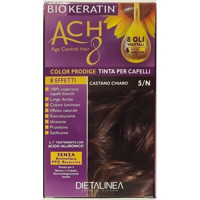 Ginipearl Ach8 Color Prodige 5/N Castano Chiaro - Tinta Capelli Ginipearl Ach8 Color Prodige 5/N Castano Chiaro - Tinta Capelli