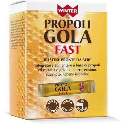 GDP SRL-GENERAL DIETET.PHARMA Winter Propoli Gola Fast 15 Bustine GDP SRL-GENERAL DIETET.PHARMA Winter Propoli Gola Fast 15 Bustine