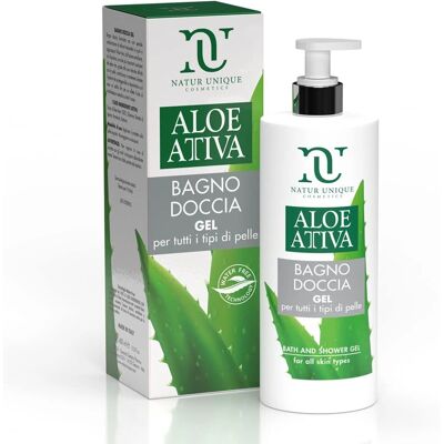 Amicafarmacia Aloe Attiva Gel Douche - Gel Douche - Publicité Amicafarmacia Aloe Attiva Gel Douche - Gel Douche - Publicité