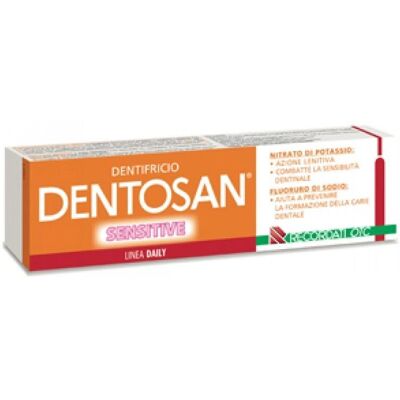 Recordati - Dentosan Dentifricio Sensibile 75ml - Dentifricio per denti sensibili Recordati - Dentosan Dentifricio Sensibile 75ml - Dentifricio per denti sensibili