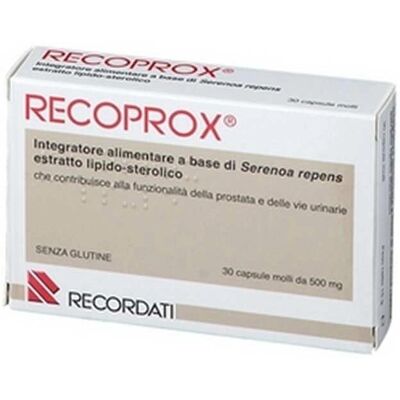 Recordati Spa Recoprox - Salute della prostata e vie urinarie - 30 capsule Recordati Spa Recoprox - Salute della prostata e vie urinarie - 30 capsule