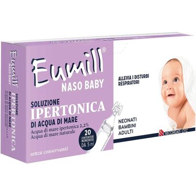 Eumill Soluzione Nasale Ipertonica - 20 x 5ml Eumill Soluzione Nasale Ipertonica - 20 x 5ml