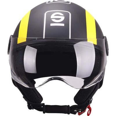 Casco Sparco Amarillo y Negro Resistente a Impactos Visor - Casco Casco Sparco Amarillo y Negro Resistente a Impactos Visor - Casco
