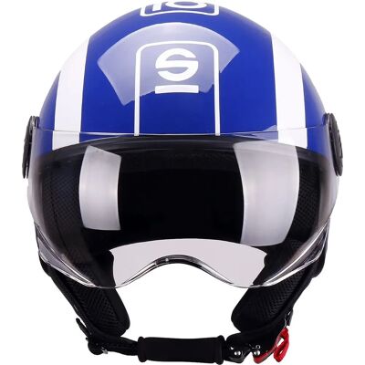 Casco Demi-jet Sparco - Blu e Bianco - Leggero Casco Demi-jet Sparco - Blu e Bianco - Leggero