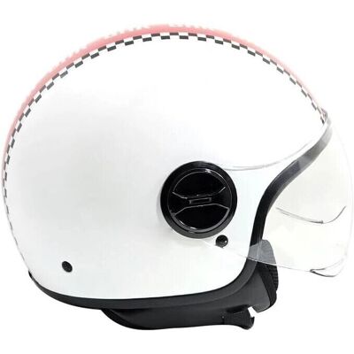 BHR - 835 SPECIAL RUSH - Bianco - Rosso - Helmet BHR - 835 SPECIAL RUSH - Bianco - Rosso - Helmet