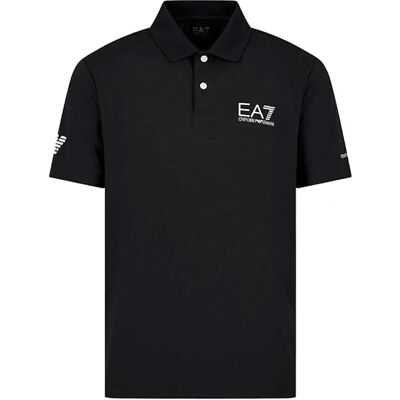 Polo nero EA7 - Tennis / Sport Polo nero EA7 - Tennis / Sport