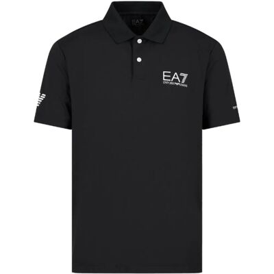EA7 Model 8NPF23_PJEMZ Ventus7 Zwart Polo - Polo Shirt EA7 Model 8NPF23_PJEMZ Ventus7 Zwart Polo - Polo Shirt