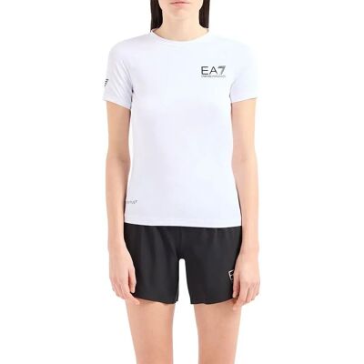 EA7 Modello 8NTT70_TJEMZ Bianco Casual Poliamide Manica Corta EA7 Modello 8NTT70_TJEMZ Bianco Casual Poliamide Manica Corta