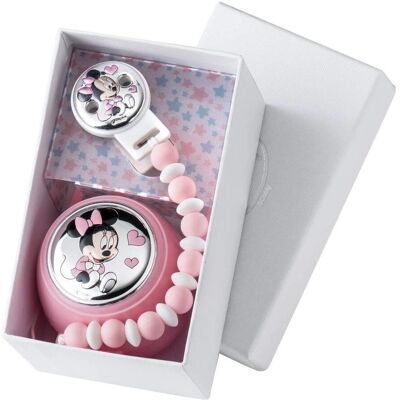 Valenti Argenti Baby Minnie Pink Silber Schnullerclip - Babyzubehör Valenti Argenti Baby Minnie Pink Silber Schnullerclip - Babyzubehör