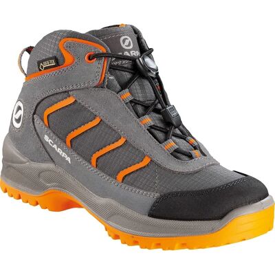 Scarpa Mistral GTX Grå - Oransje Barne Tursko Scarpa Mistral GTX Grå - Oransje Barne Tursko