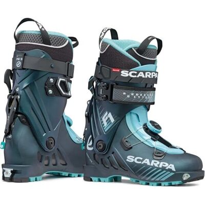 Scarpa F1 W anthra/aqua - Bottes de ski de randonnée - Publicité Scarpa F1 W anthra/aqua - Bottes de ski de randonnée - Publicité