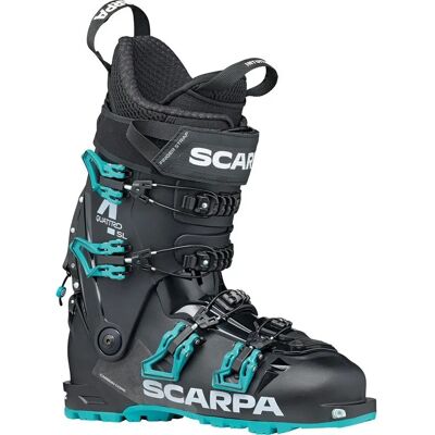 Scarpa 4-Quattro SL W schwarze/lagoon - Skischuhe Scarpa 4-Quattro SL W schwarze/lagoon - Skischuhe