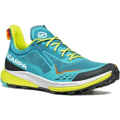 Scarpa Golden Gate Kima RT - Zapatos de trail - Lake Blue / Lime Scarpa Golden Gate Kima RT - Zapatos de trail - Lake Blue / Lime