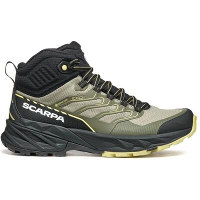 Scarpa Rush 2 Mid GTX Mujeres - Amarillo Polvoriento - Botas de Senderismo Scarpa Rush 2 Mid GTX Mujeres - Amarillo Polvoriento - Botas de Senderismo