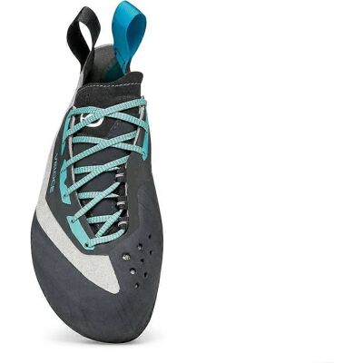 Scarpa Veloce Lace Hellgrau/Maledive - Kletterschuhe Scarpa Veloce Lace Hellgrau/Maledive - Kletterschuhe