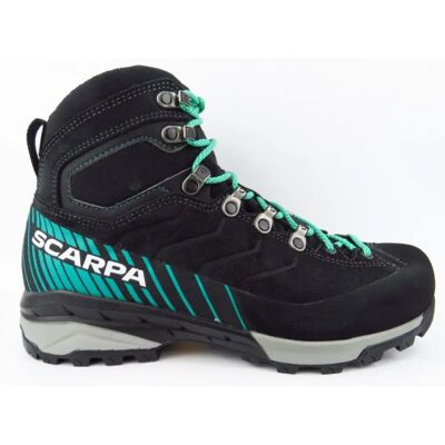 Scarpa Mescalito TRK GTX - Dames Wandelschoenen - Donker Antraciet/Tropisch Groen Scarpa Mescalito TRK GTX - Dames Wandelschoenen - Donker Antraciet/Tropisch Groen