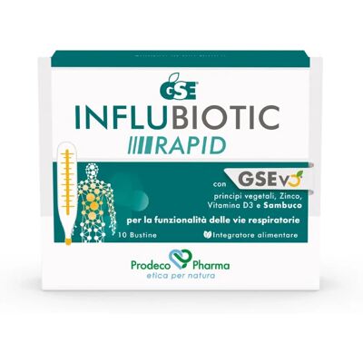 Prodeco Pharma Gse Influbiotic Rapid - Supporto alle Vie Respiratorie - 10 Bustine Prodeco Pharma Gse Influbiotic Rapid - Supporto alle Vie Respiratorie - 10 Bustine