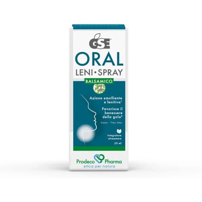 Prodeco Pharma Gse Oral Leni Spray - Spray orale - Supporto respiratorio e voce Prodeco Pharma Gse Oral Leni Spray - Spray orale - Supporto respiratorio e voce