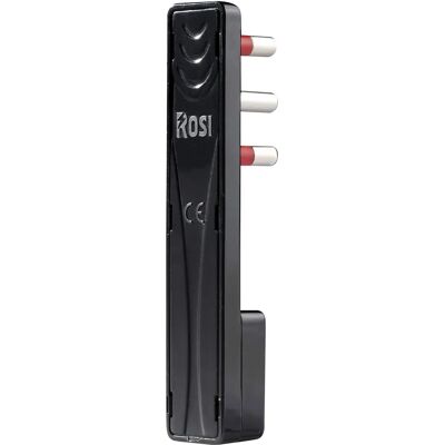 ROSI Flacher 90° Winkelstecker - Italienisch 16A 2P+T Schwarz ROSI Flacher 90° Winkelstecker - Italienisch 16A 2P+T Schwarz