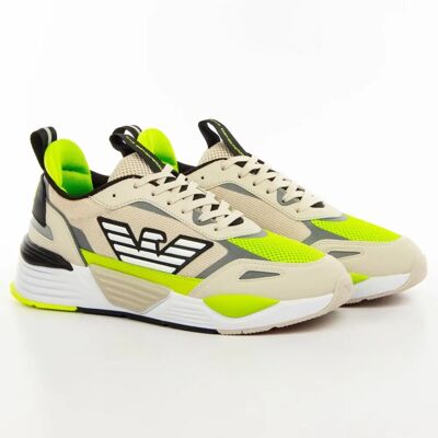 Baskets Beige EA7 Ace Runner - Décontracté, Mesh, Lacets - Publicité Baskets Beige EA7 Ace Runner - Décontracté, Mesh, Lacets - Publicité