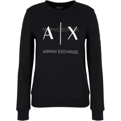 Armani Exchange Modell 3DYM92YJFDZ1200 Schwarze Freizeit-Sweatshirt - Sweatshirt Armani Exchange Modell 3DYM92YJFDZ1200 Schwarze Freizeit-Sweatshirt - Sweatshirt