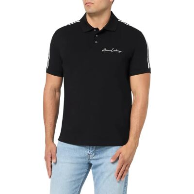Armani Exchange Modelo 8NZFSGZJ81Z1200 Camisa polo negra casual Armani Exchange Modelo 8NZFSGZJ81Z1200 Camisa polo negra casual