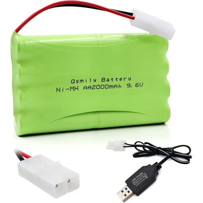 Yunique Green-Clean-Power Batterie Rechargeable 9.6V 2000mAh - Voitures RC - Publicité Yunique Green-Clean-Power Batterie Rechargeable 9.6V 2000mAh - Voitures RC - Publicité