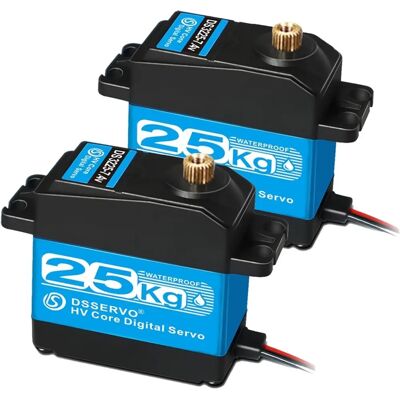 YUNIQUE Green-Clean-Power 2 pièces Servo RC 25kg - Moteur Haute Couple Étanche - Publicité YUNIQUE Green-Clean-Power 2 pièces Servo RC 25kg - Moteur Haute Couple Étanche - Publicité