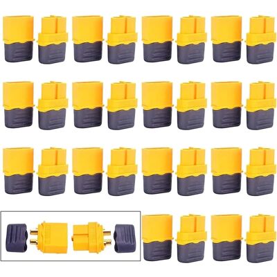 YUNIQUE Connecteurs XT60H Compatibles DJI Tello - 15 Paires - Accessoires pour drone FPV - Publicité YUNIQUE Connecteurs XT60H Compatibles DJI Tello - 15 Paires - Accessoires pour drone FPV - Publicité