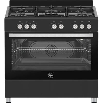 Bertazzoni La Germania Americana SE965EX24 - Cucina a gas - 5 bruciatori - Forno elettrico - Nero Bertazzoni La Germania Americana SE965EX24 - Cucina a gas - 5 bruciatori - Forno elettrico - Nero