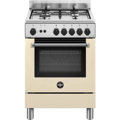 La Germania Americana AMN664GCRV/24 Cucina - 4 Fuochi a Gas, Forno a Gas Ventilato La Germania Americana AMN664GCRV/24 Cucina - 4 Fuochi a Gas, Forno a Gas Ventilato