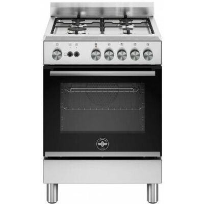 Bertazzoni La Germania - FTR664GXV/24 - Nero e acciaio inox - Cucina a libera installazione Bertazzoni La Germania - FTR664GXV/24 - Nero e acciaio inox - Cucina a libera installazione